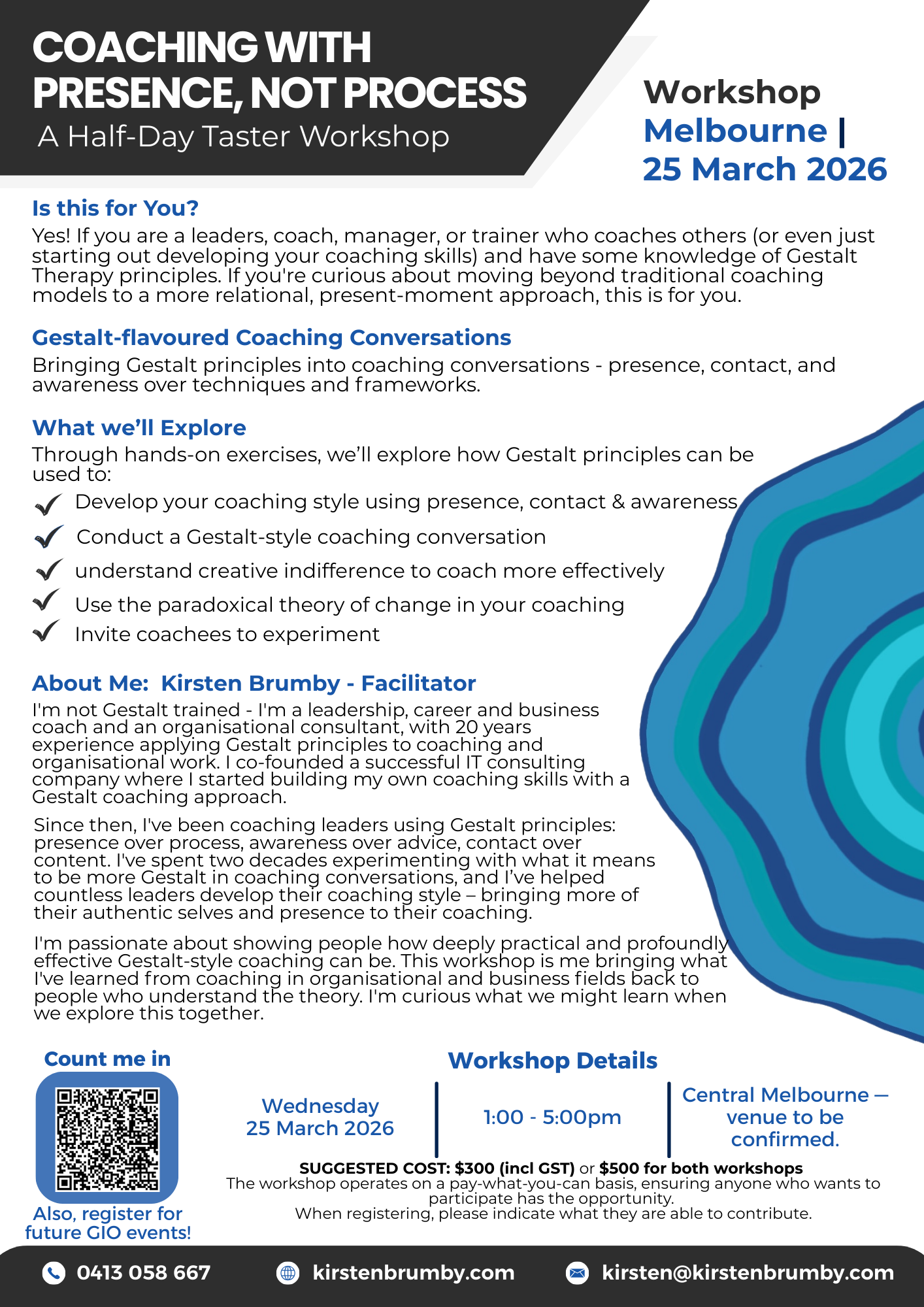 Coaching with Presence not Process
